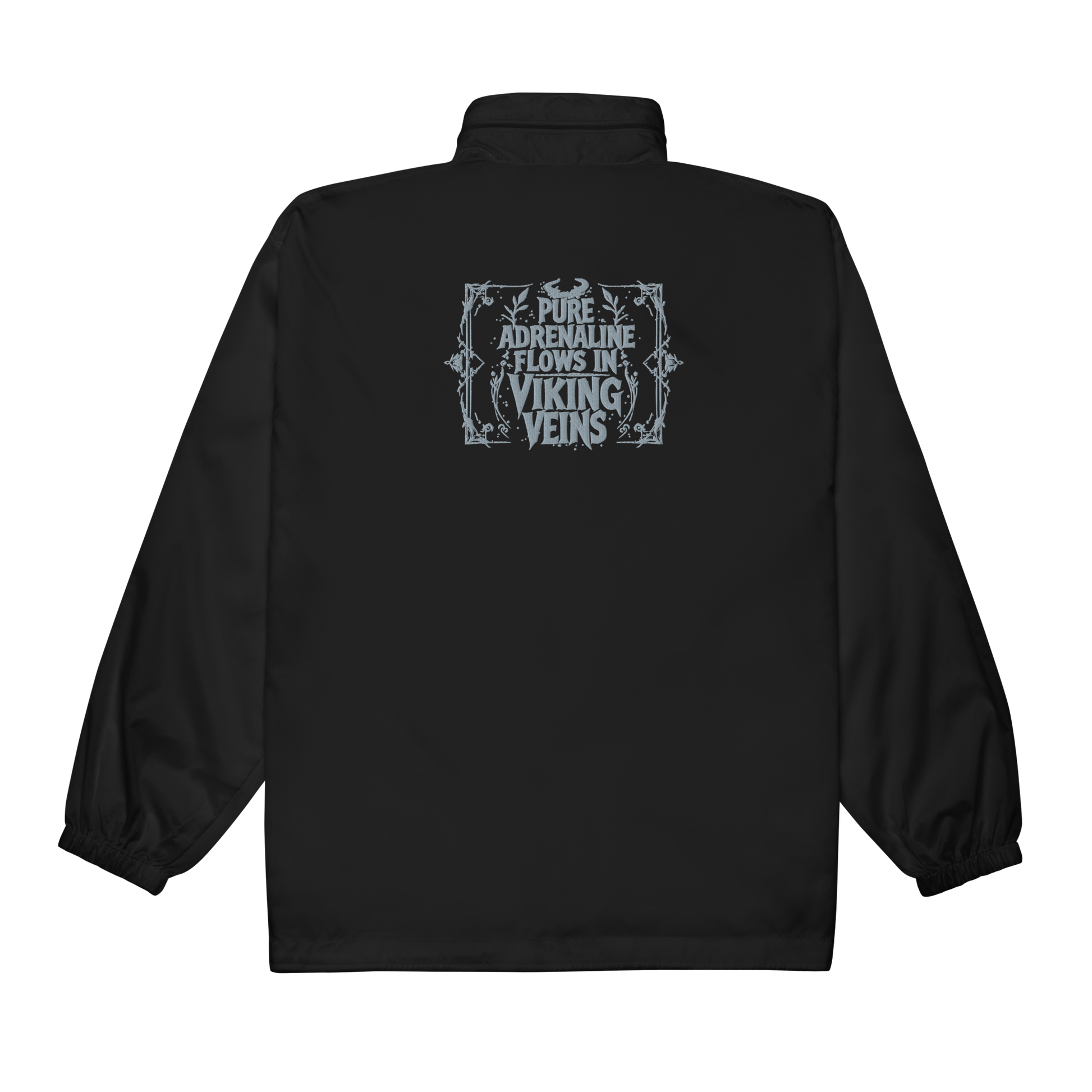 Viking windbreaker with bold Vegvisir emblem for Odin’s chosen