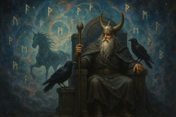 Gods Section - Odin on his throne