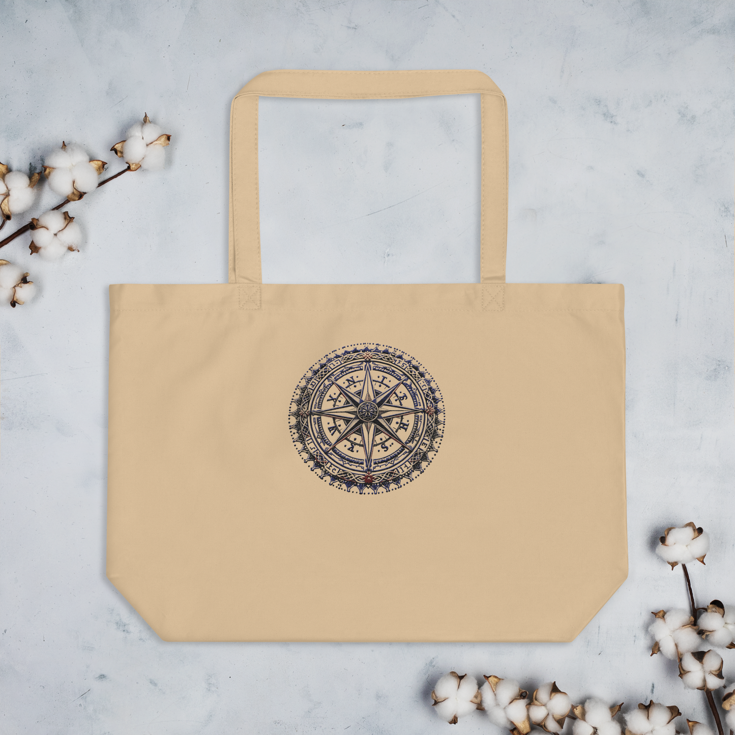 Large eco Viking carryall showcasing Norse organic craftsmanship