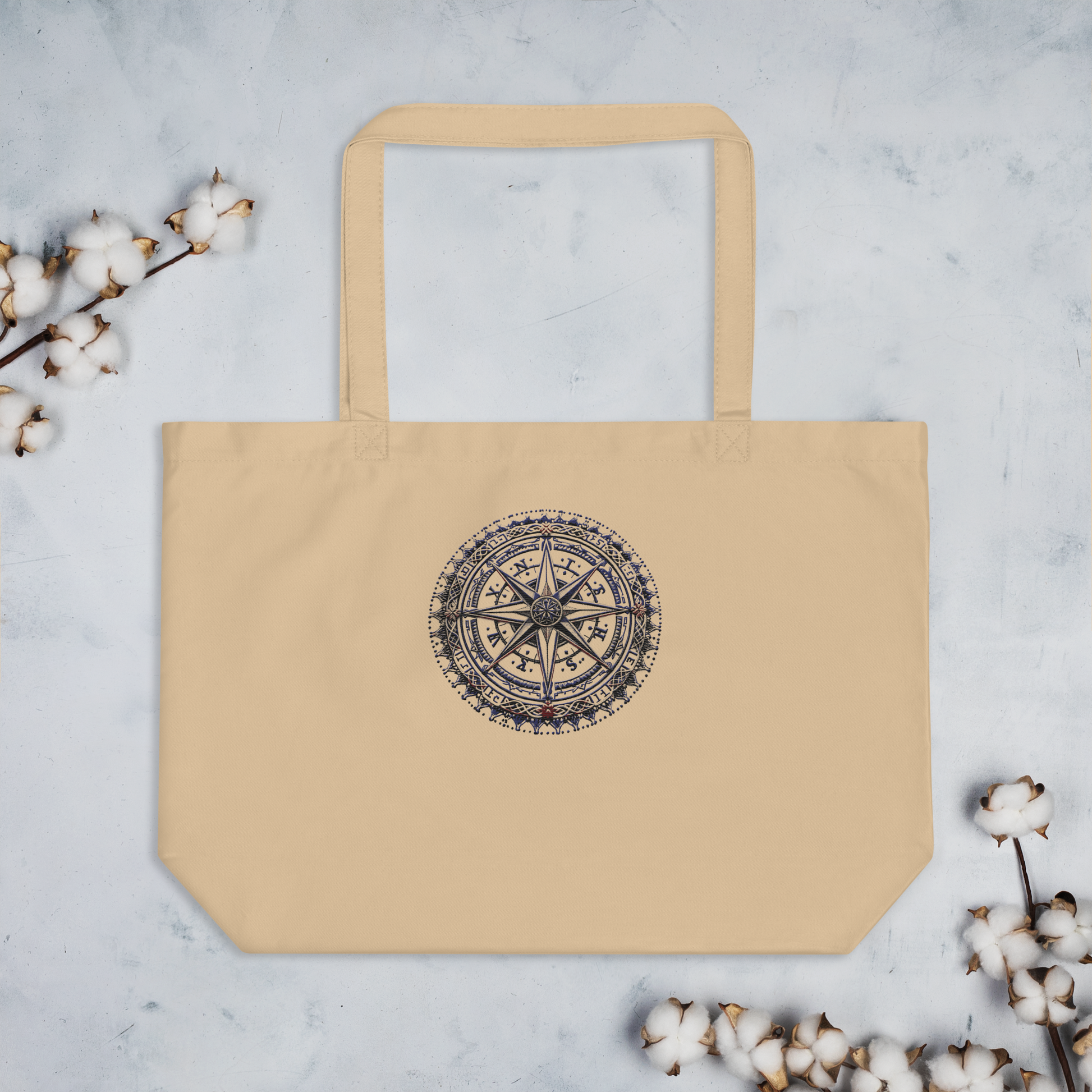 Large eco Viking carryall showcasing Norse organic craftsmanship