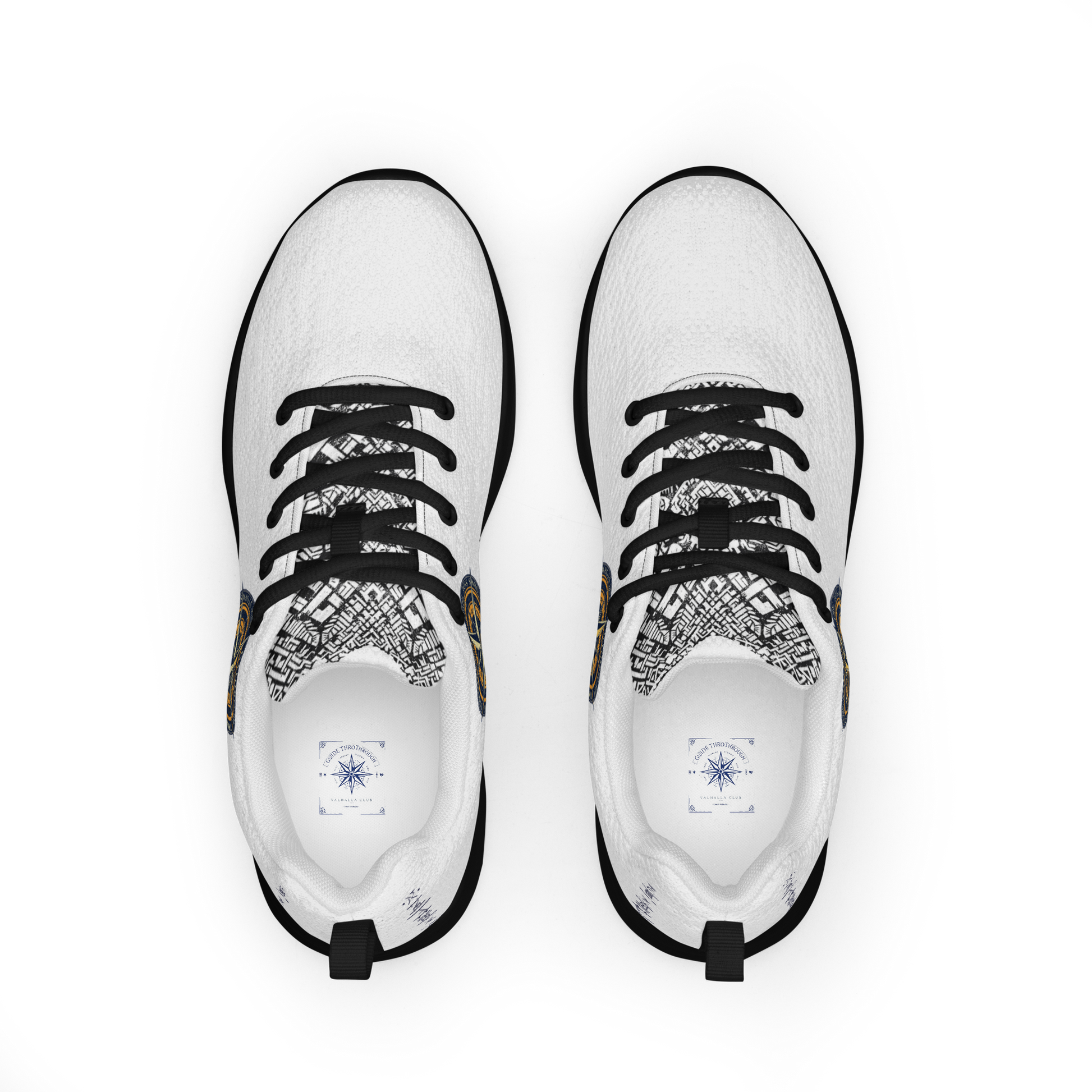 Warrior's path sneakers featuring Norse fighter shoes details