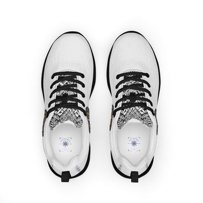 Warrior's path sneakers featuring Norse fighter shoes details