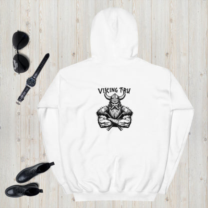 Warrior comfort hoodie featuring Viking design elements